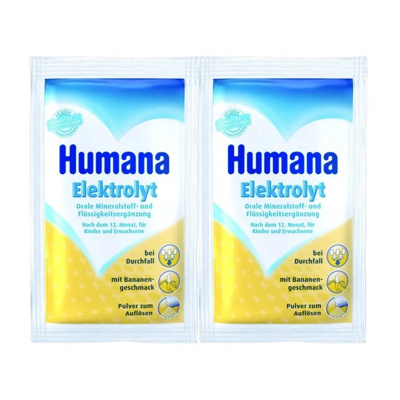 Humana electroliti banane 6.25 gr x 2 doze