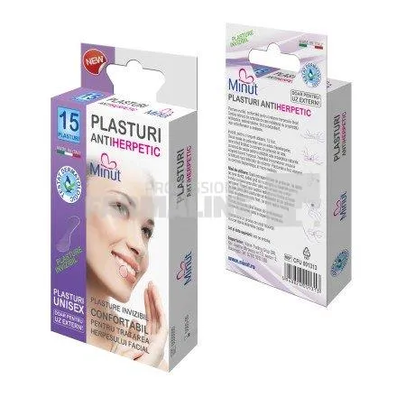 Minut Plasturi antiherpetici 15 bucati