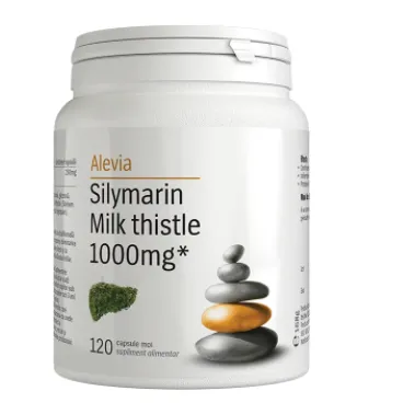 Silymarin Milk thistle 1000mg 120cps (Alevia)