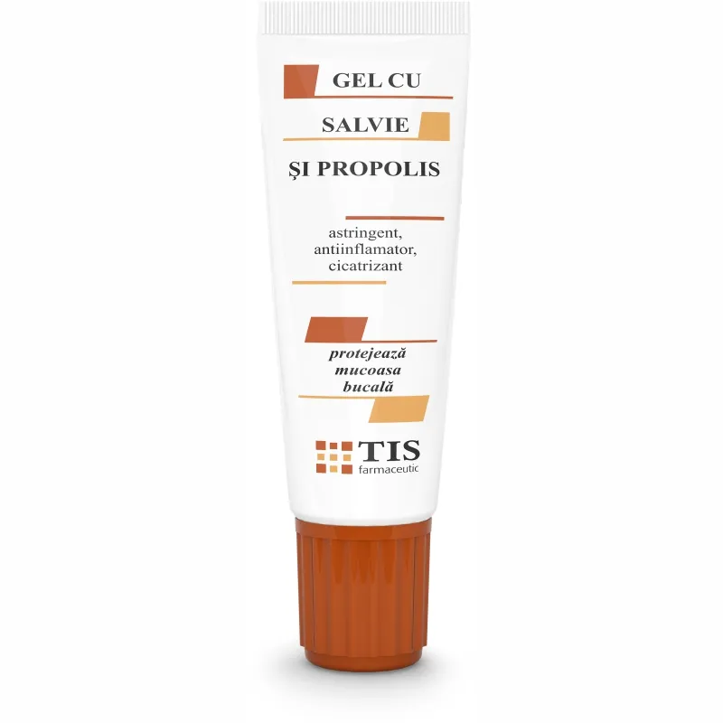 Gel salvie si propolis, 20 ml, Tis