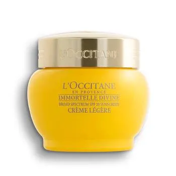 Crema antirid Divine Light protectie solara SPF 20, 50ml, L'Occitane