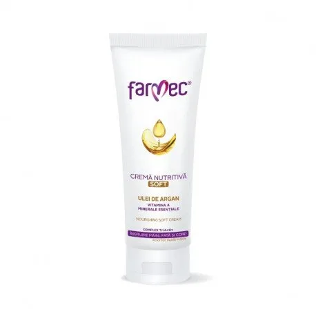 Farmec Crema Nutritiva Soft cu Ulei de Argan, 150ml