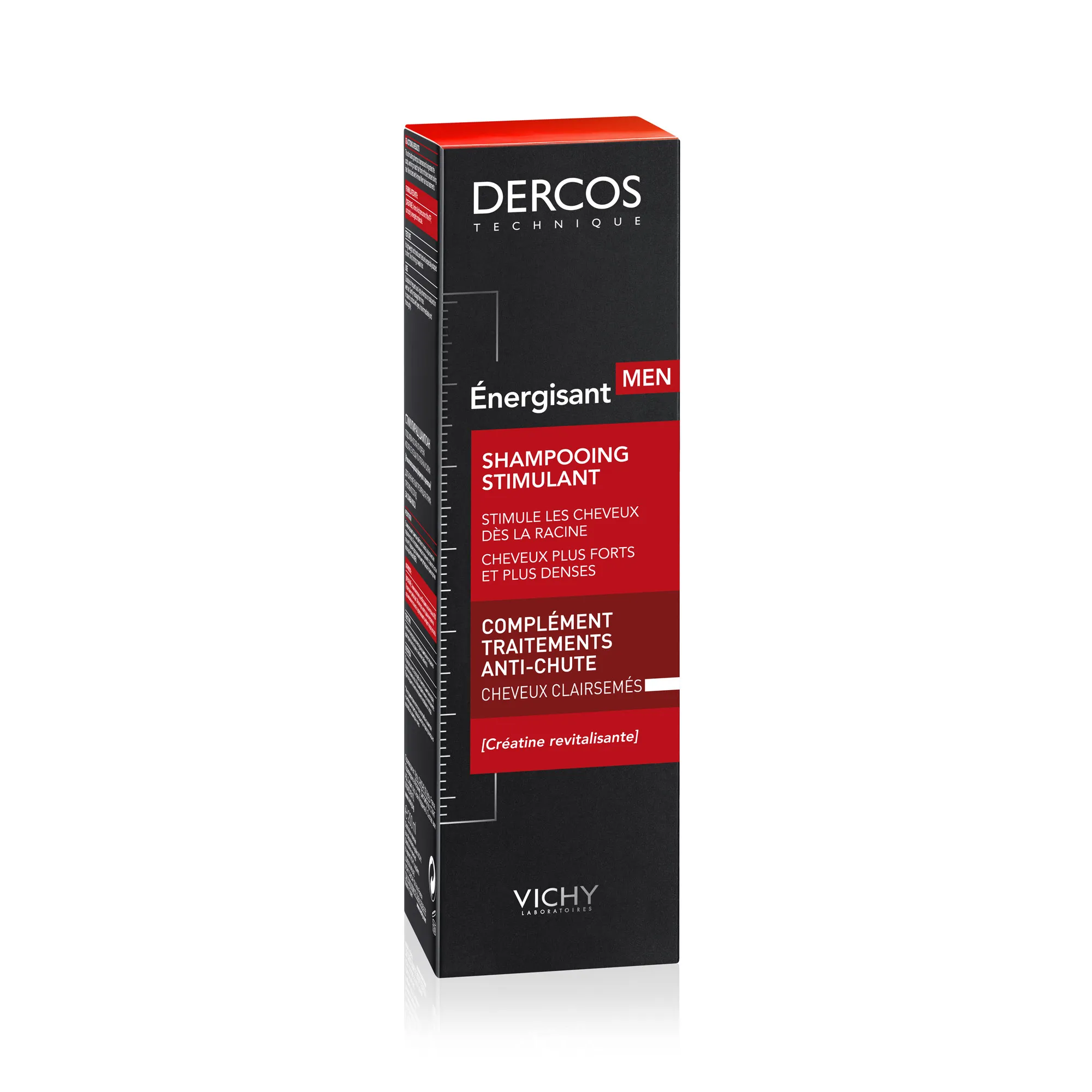 VICHY Dercos sampon energizant pentru barbati, 200 ml