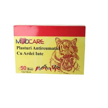 Plasturi antireumatici, 12 x 18cm, 50 bucati, Medcare