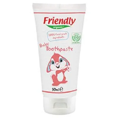 Friendly Pasta de dinti pentru copii cu aroma de zmeura x 50ml