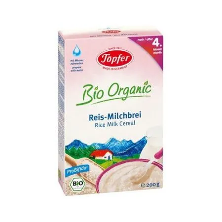 TOPFER BioOrgan 4L orez cu lapte 200g
