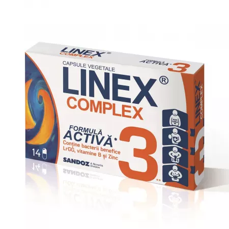 Linex forte-cps. x 14-Sandoz RO