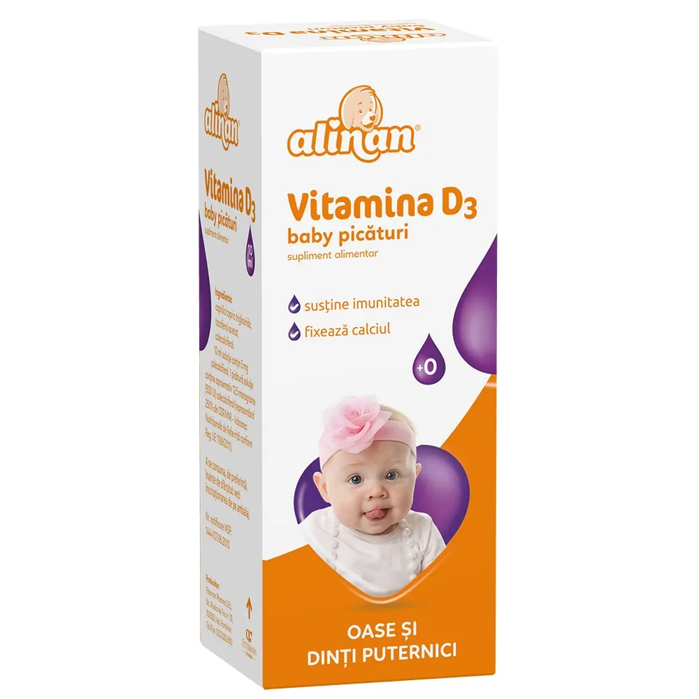 Vitamina D3 picaturi 10 mllll