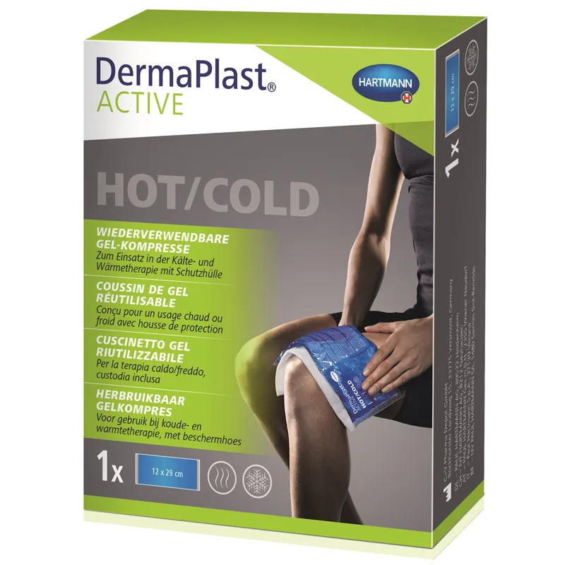 HARTMANN Dermaplast Active hot/cold  compresa cu gel, reutilizabila, 12 x 29cm