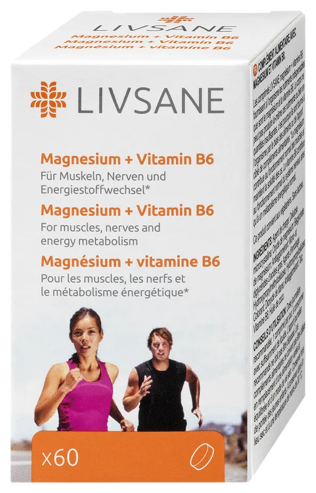 LIVSANE MAGNEZIU+B6 60 TABLETE