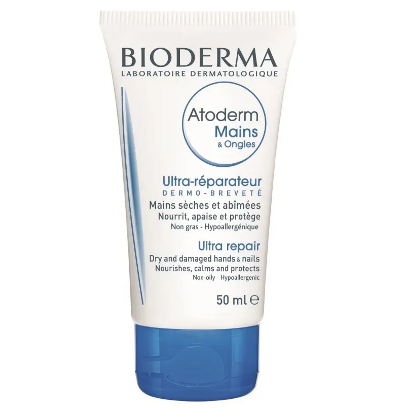 BIODERMA Crema de maini Atoderm, 50 ml