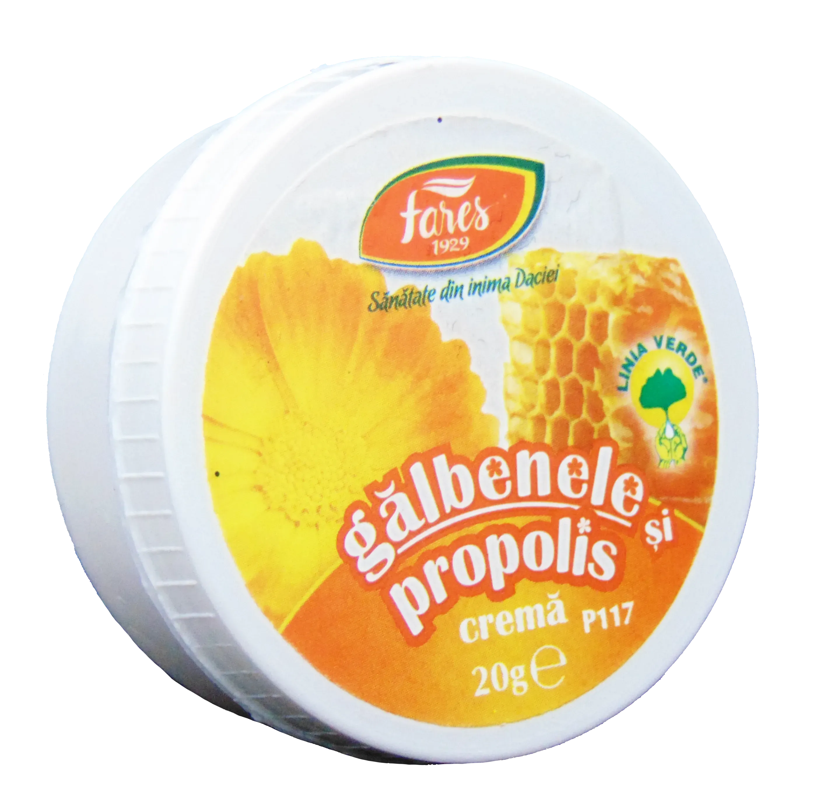 Fares crema de galbenele si propolis x 20 grame