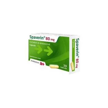 Spaverin 80mg, 20 capsule, Antibiotice