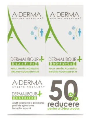 Dermalibour+ Barrier crema protectoare, 100 ml 1+1-50%, A-Derma