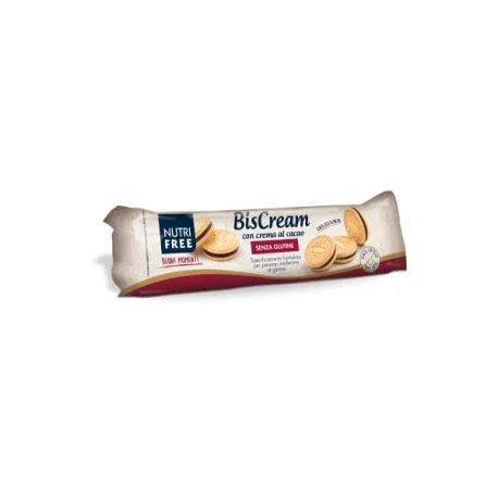 NutriFree Biscream biscuiti cu crema de cacao, fara gluten x 125 grame