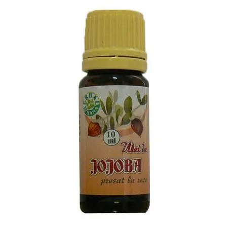 Ulei de Jojoba presat la rece, 10 ml, Herbavit