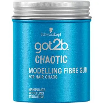 Guma modelatoare pentru par cu fixare puternica dar flexibila Chaotic, 100ml, Got2b