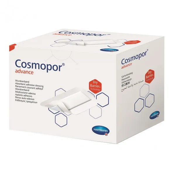 HARTMANN Cosmopor Advance plasturi, 15cm x 8cm, 25 bucati