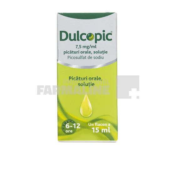 Dulcopic 7,5 mg/ml picaturi orale solutie 15 ml