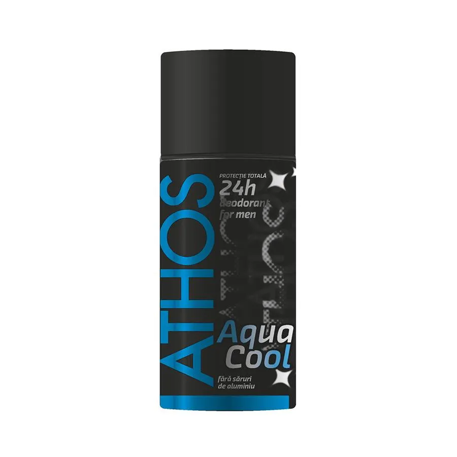 Deodorant spray pentru barbati Athos Aqua Cool, 150 ml, Farmec 3703