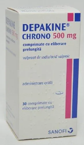 DEPAKINE R CHRONO 500 mg x 30 COMPR. ELIB. PREL. 500mg SANOFI-AVENTIS FRANC