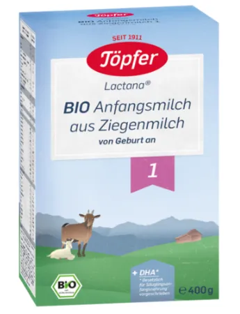 TOPFER Bio 1 Lapte de capra, 400g
