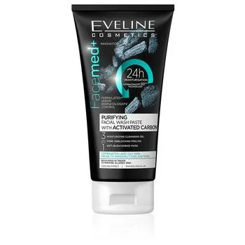 Gel de curatare pentru ten cu carbon FaceMed, 150ml, Eveline Cosmetics