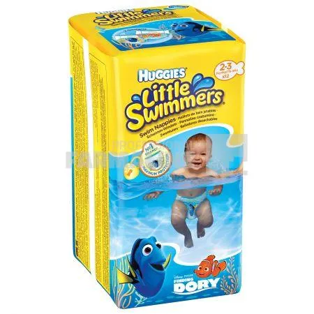 Huggies Little Swimmers Chilot impermeabil nr. 2-3 3-8 kg 12 bucati