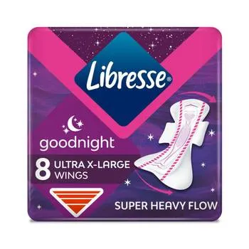 Absorbante Ultra Goodnight, 8 bucati, Libresse