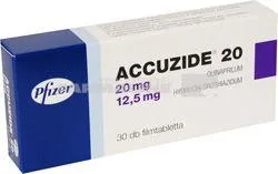 ACCUZIDE FORTE x 30 COMPR. FILM. 20mg/12,5mg PFIZER EUROPE MA EEI