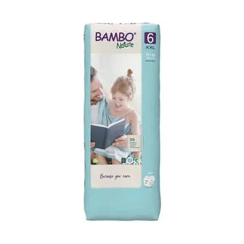 Scutece Ecolabel Tall Nr. 6 pentru 16+ kg, 40 bucati, Bambo Nature