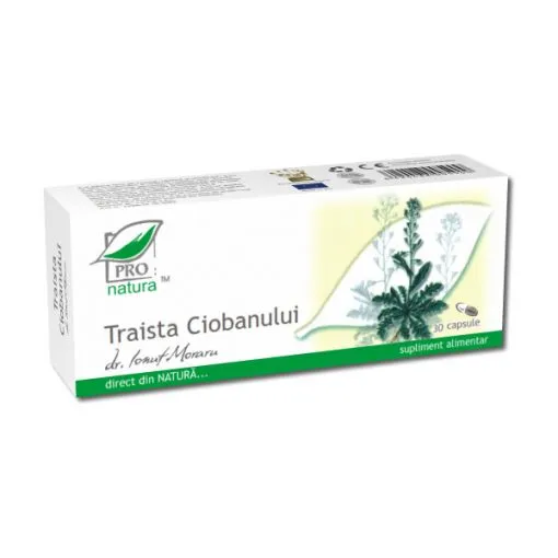 Traista Ciobanului x 30 capsule (Pro Natura)