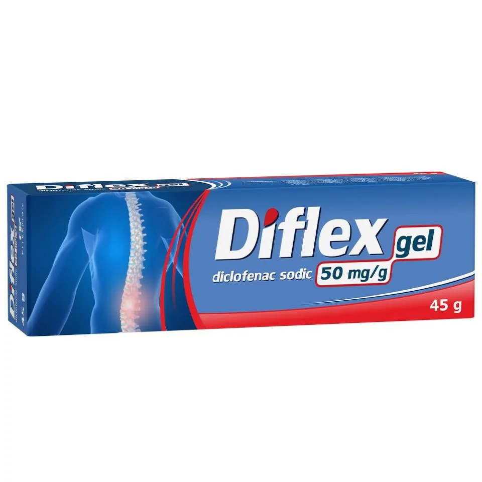 DIFLEX 50MG/G GEL 45G