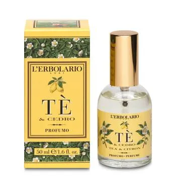 L'Erbolario Tea & Cedar Apa de parfum, 50ml