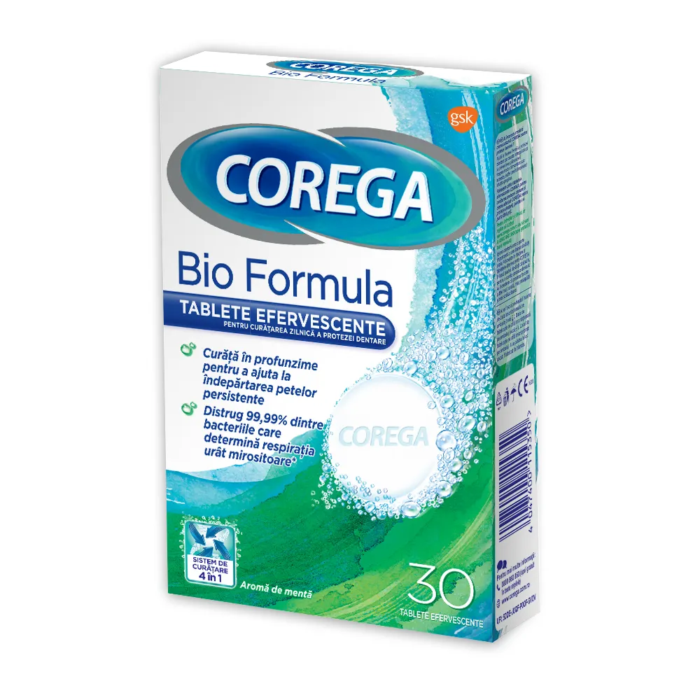 Corega Bioformula x 30 tablete efervescente-Stafford Miller IE