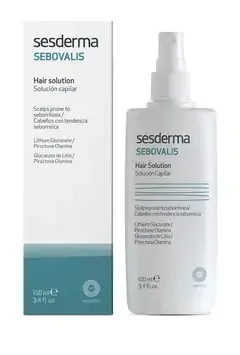 Solutie capilara pentru par cu tendinta seboreica Sebovalis, 100ml, Sesderma