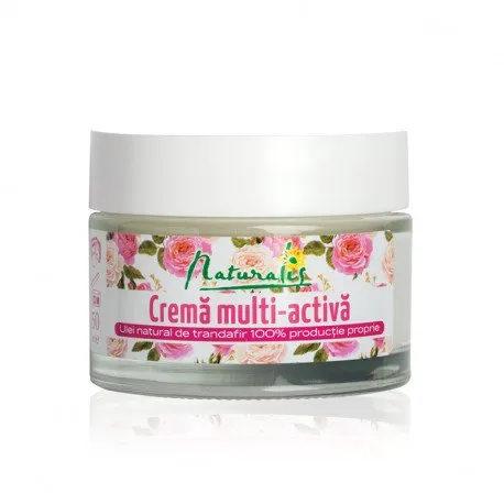 Naturalis Crema multi-activa cu ulei de trandafiri, 50 ml