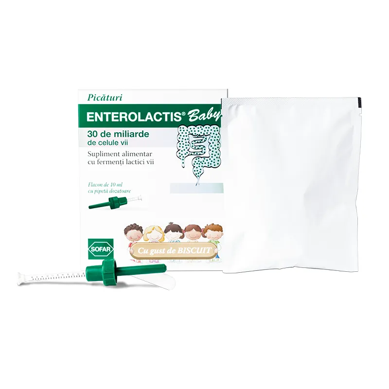 Enterolactis Baby picaturi, 10 ml, Sofar