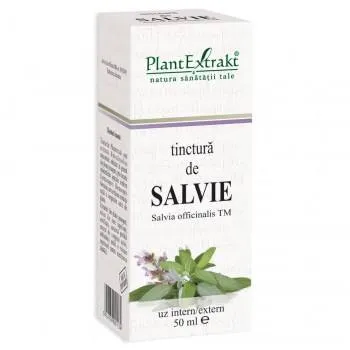 Tinctura de Salvie, 50ml, Plantextrakt