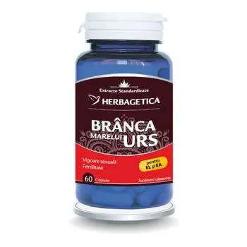 Branca Marelui Urs, 60 capsule, Herbagetica