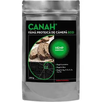 Faina proteica de canepa ECO, 300g, Canah