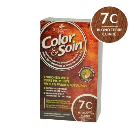 Color Soin Vopsea de par blond terre cuivre 7C