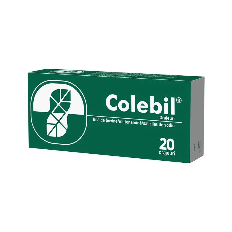 Colebil, 20 drajeuri, Biofarm