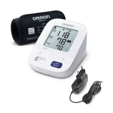 Tensiometru Omron M3 Comfort + Adaptor retea, Omron