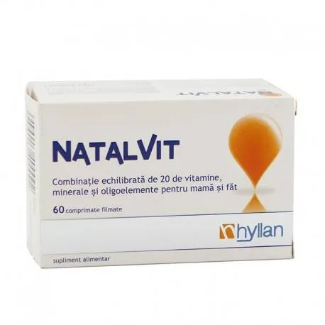 Natalvit - Hyllan, 6 blistere x 10 comprimate