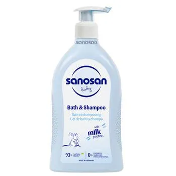 Sampon si spumant cu dispenser Baby, 500ml, Sanosan