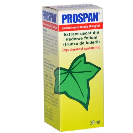 Prospan picaturi orale 2 %, 20 ml