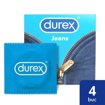 Prezervative Jeans, 4 bucati, Durex