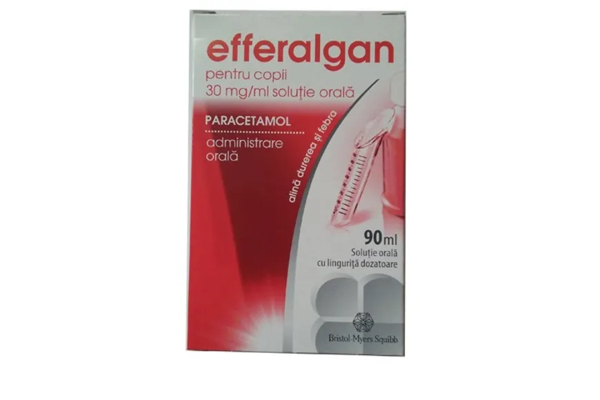 Efferalgan pediatric 3% - Solutie orala, 90 ml, Bristol-Myers Squibb