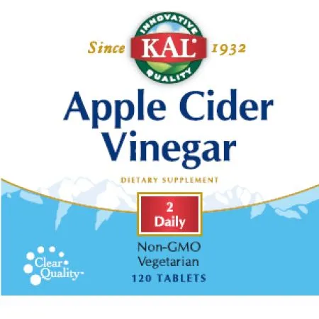 Apple Cider Vinegar (Otet de mere) 500mg Kal, 120 tablete, Secom